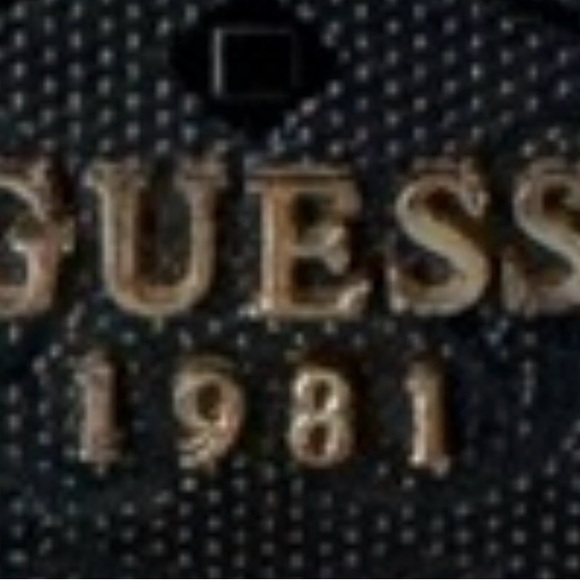 GUESS Embossed Black Crossbody Bag - Picture 7 of 7